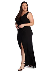 Plus Karla Formal Wrap Dresses